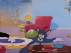 Tom and Jerry chase scene
