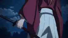 Sasuke Uchiha drawing his sword