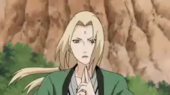Tsunade performs a summoning jutsu