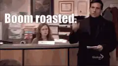 Michael Scott Boom Roasted