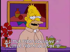 A Little From Column A A Little From Column B