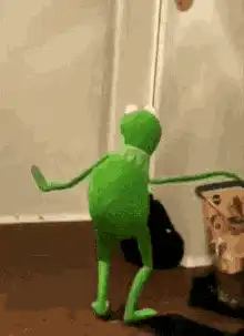 Kermit the Frog dancing