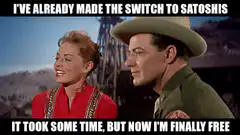 I've already made the switch to satoshis