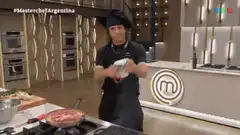 MasterChef Argentina chef wipes sweat