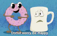 Donut worry Be Happy