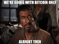 Elvis 'We're Going With Bitcoin Only Alright Then'