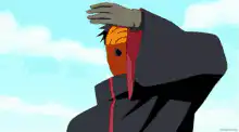 Tobi falls off a hill