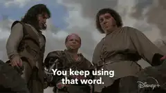 You keep using that word