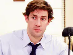 Jim Halpert confused stare