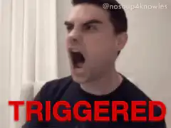 Man screaming triggered