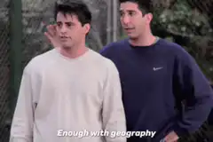 Friends enough with geography for the insanes