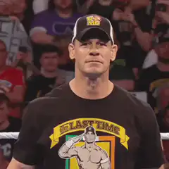 John Cena salutes in the ring