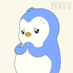 nervous blue penguin