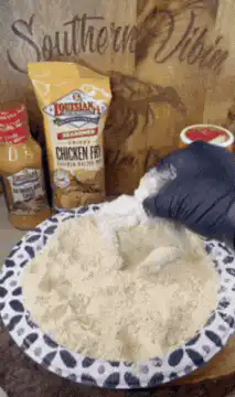 Southern Vibin chicken fry process