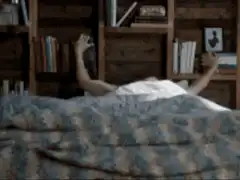 Woman wakes up screaming in bed