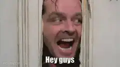 Jack Nicholson breaking through the door
