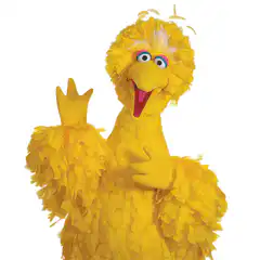 Big Bird waving hello