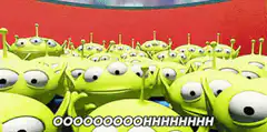Three-eyed aliens screaming