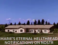 House exploding with fire