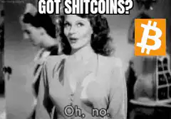 Woman says got shitcoins not me