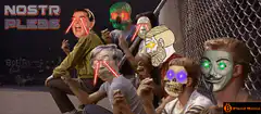 Nostr Plebs laser eyes