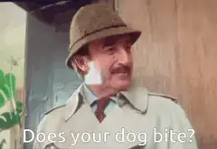 Does your dog bite?