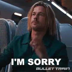 Brad Pitt I'm Sorry Bullet Train