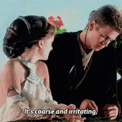 It's coarse and irritating