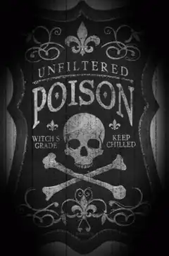 Unfiltered Poison Skull Label