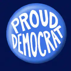 Proud Democrat Button