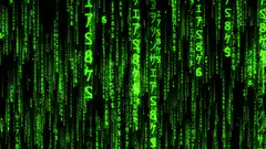 Matrix digital rain animation