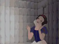 Snow White singing in prison