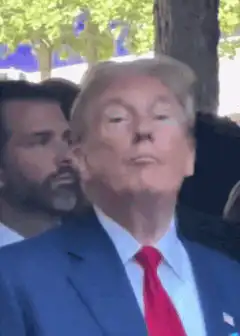 Donald Trump pointing finger