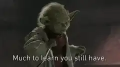Yoda Much to learn you still have