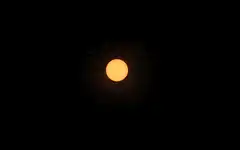Solar eclipse animation