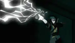 Zuko deflecting lightning