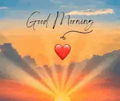 Good Morning Heart Sunrise