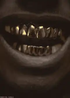 Gold Teeth Close-Up