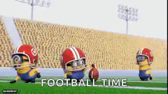 Minions playing football