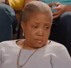 Woman looking confused and concerned