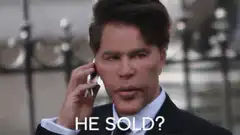 He sold? Pump it.