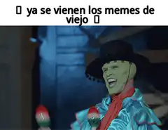 The Mask dancing with maracas