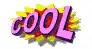 Cool text in a comic burst