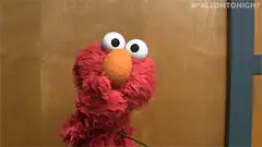 Elmo laughing on Fallon Tonight