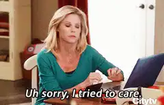 Julie Bowen Uh Sorry I Tried To Care