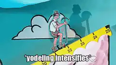 Yodeling Intensifies Climber