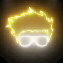 Neon Guy with Sunglasses