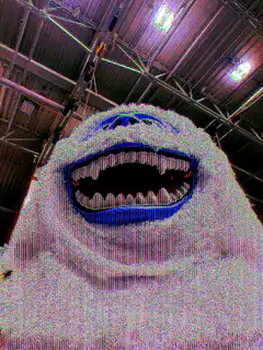 Giant Yeti Mascot Head
