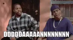 Ice Cube and Snoop Dogg screaming DAAAAA
