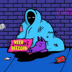 Homeless person needs bitcoin